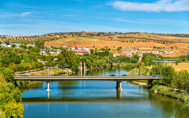 Obraz premium Azarquiel Bridge in Toledo, Spain