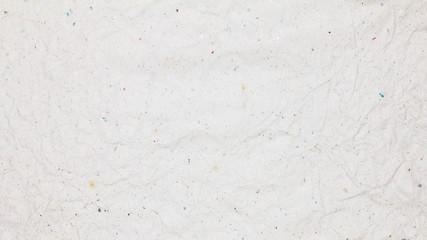 Recycled crumpled white paper texture or paper background for design with copy space for text or image.