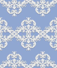 Vintage baroque ornament. Retro pattern antique style. Luxury old fashioned damask. Royal Victorian texture for wallpapers, textile, wrapping. Exquisite floral decor