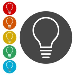 Light Bulb icon, Light Bulb icon vector 