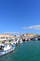 Hafen Tarifa an der Meerenge von Gibraltar