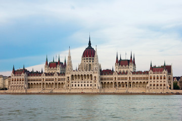 Fototapeta premium The Hungarian parliament building also known as the Budapest Parliament