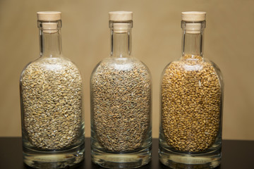 wheat, oats, cereals grain ingredients for alcohol production . © Boca