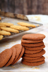 Homemade chocolate cookies