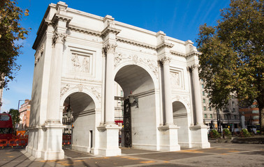 The Marble Arch, London, United Kingdom.
