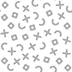 Minimal geometric vector pattern