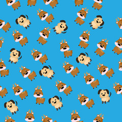 illustration of a Cute dog