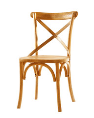 Stylish chair, isolated on white