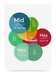 Circle abstract background