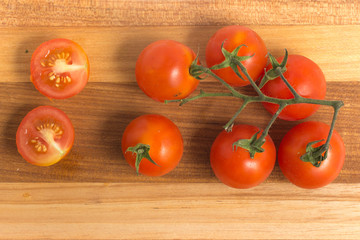 Branches of Cherry Tomatoes