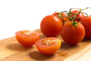 Branches of Cherry Tomatoes