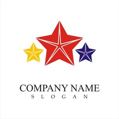 Obraz premium abstract star logo template