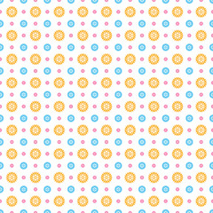  gears icons seamless patterns