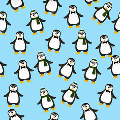 cute Christmas penguin