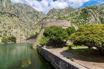 Fototapeta premium Old fortress in Kotor, Montenegro