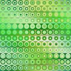 Raster Seamless Green Colol Shades Gradient Vertical Stripes And Circles Pattern