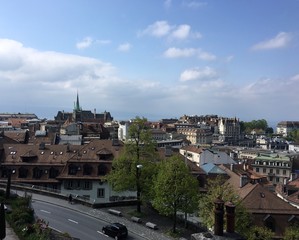 Naklejka premium Lausanne view 