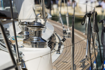 Sailboat deck