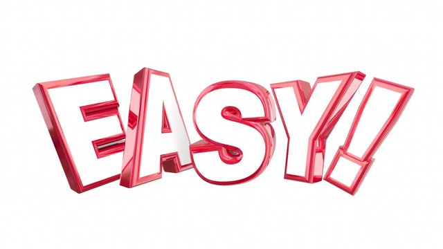 Easy Simple Friendly Quick Word Rising 3d Animation