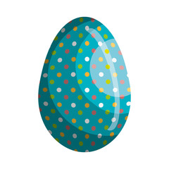 easter egg paint decoration vector illustration design