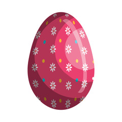 easter egg paint decoration vector illustration design