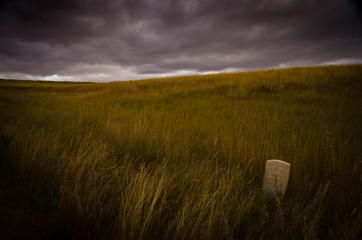 Head Stone on the Custer National Battlefield