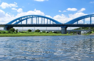 Obraz premium 多摩川からの風景