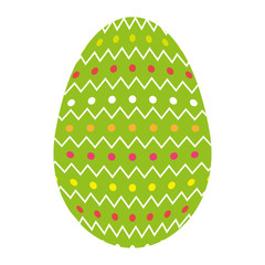 easter egg paint decoration vector illustration design