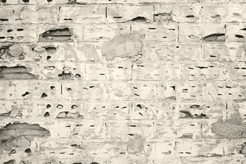 White and orange bricks