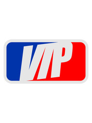 Sport red blue cool supporters badge necklaces friends team logo member vip person important particular party shirt design motivate celebrating chef