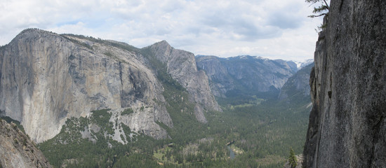 Climbers View on the Higher Cathedral Spire