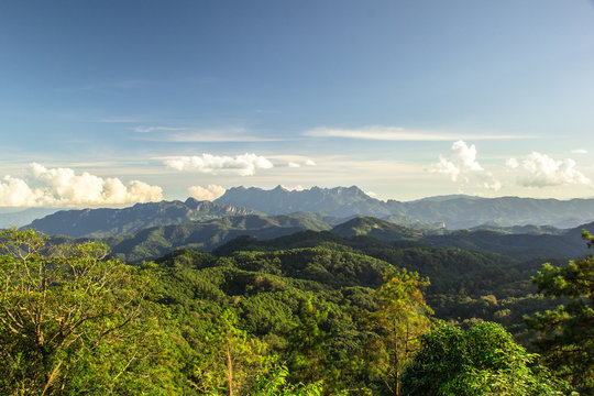 mountain view in chiang mai