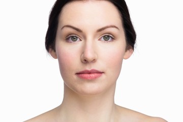 Fototapeta premium Beautiful woman posing with natural makeup