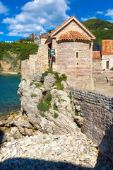 Citadel in old town in Budva