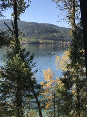 from the mountain looking down