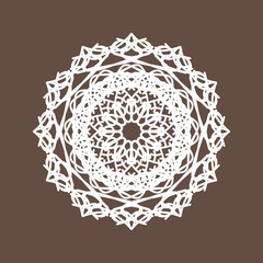 Round Lace Collection Vector Illustration