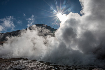 Tatio geysers, Atacama desert, Chile