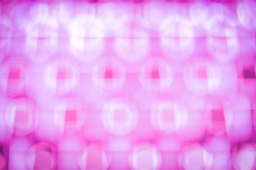 Abstract blurry bokeh pink color