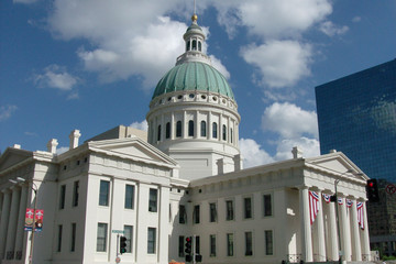 Obraz premium Historic Old Courthouse in Saint Louis Missouri