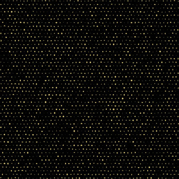 Geometric seamless background with ink splashes and stains. Abstract texture. Black and golden pattern