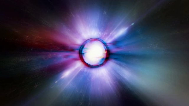 Space 2200: Traveling through star fields and galaxies in deep space (Loop).
