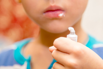 care for sick children herpes