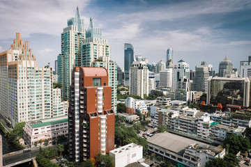 Fototapeta na wymiar City of Bangkok at a day. Thailand