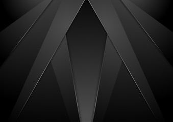 Black abstract concept material tech background