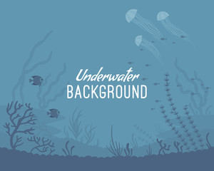 Underwater background template