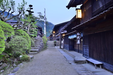 妻籠宿の町並み