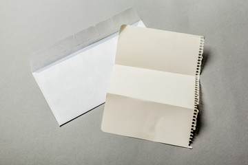 Blank envelopes