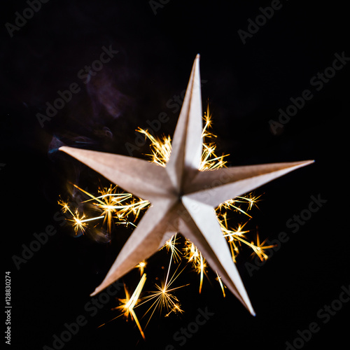 &quot;holiday star on black background&quot; Stock photo and royalty-free images on Fotolia.com - Pic