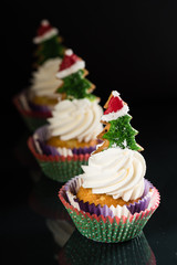 Christmas cupcakes