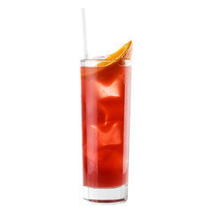 cocktail on the white background